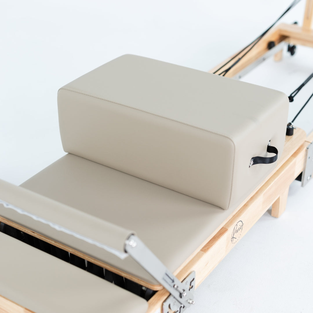 Foldable Oak Reformer Pilates Bed | Revive Bundle