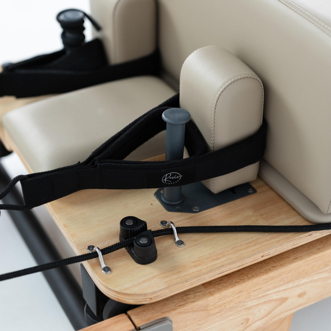 Foldable Oak Reformer Pilates Bed | Revive Bundle