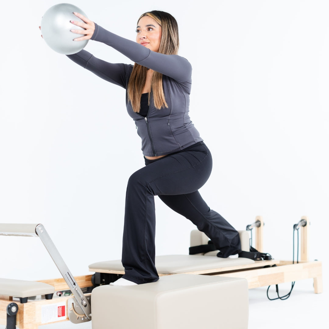 Foldable Oak Reformer Pilates Bed | Revive Bundle