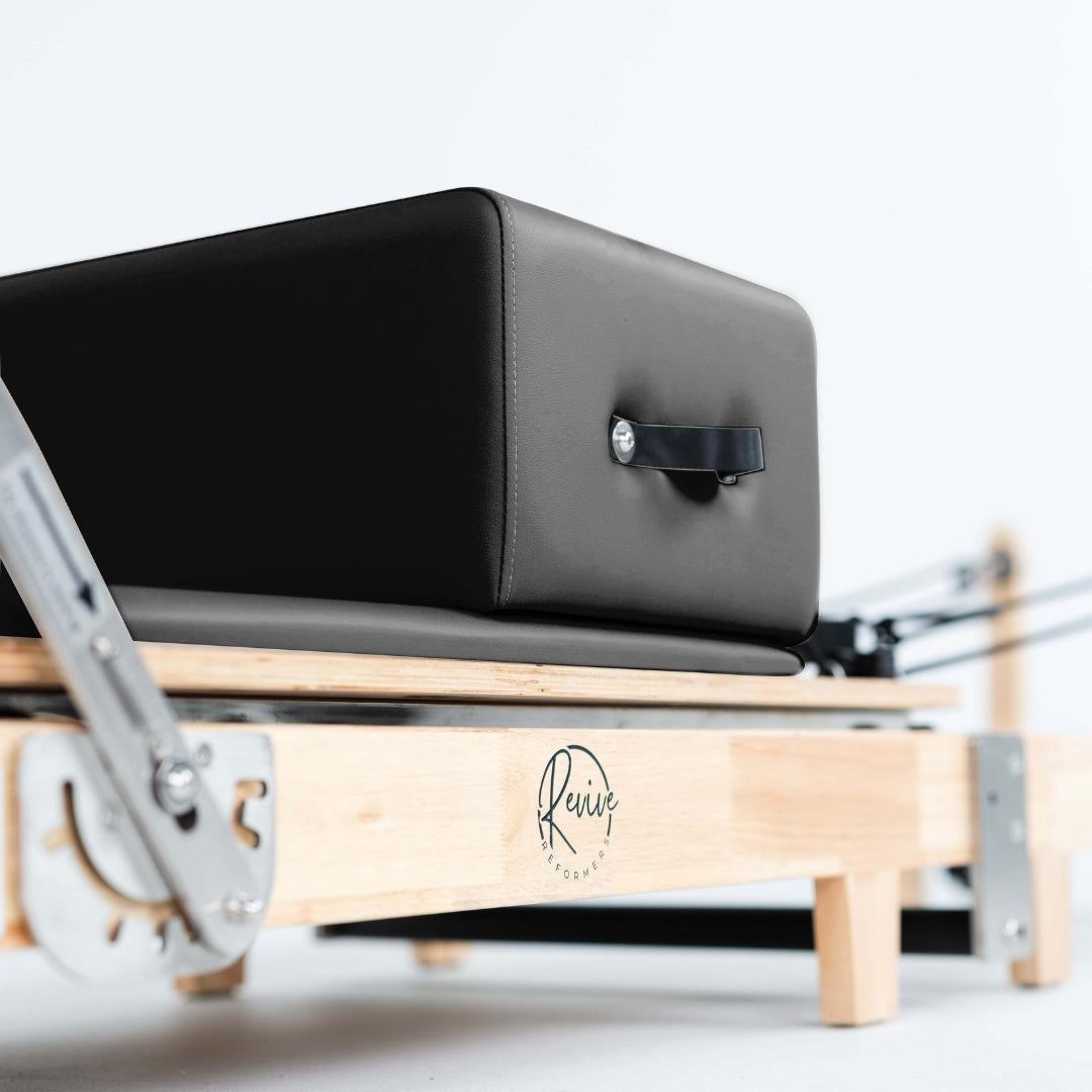 Foldable Oak Reformer Pilates Bed | Revive Bundle