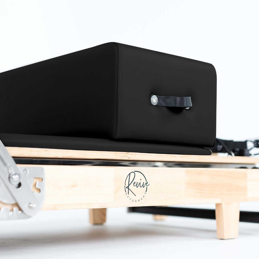 Foldable Oak Reformer Pilates Bed | Revive Bundle